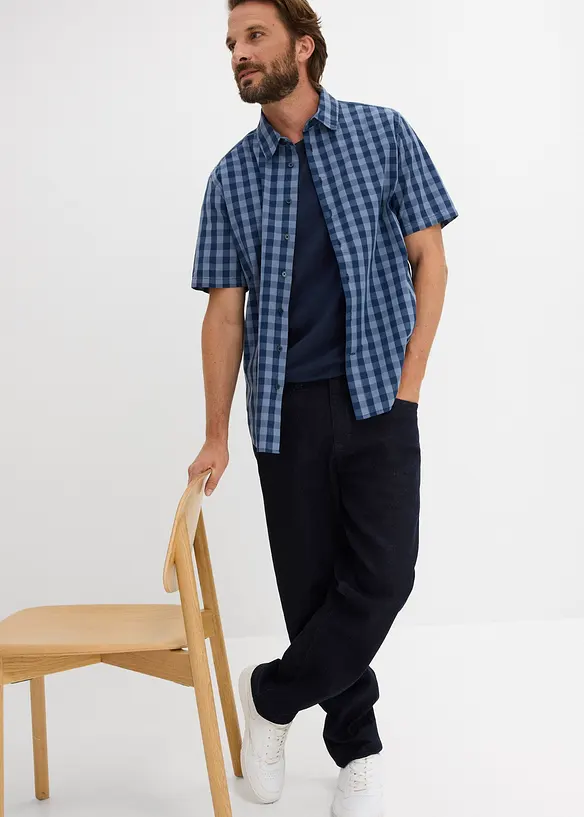 Kort&auml;rmad skjorta i ren bomull, bonprix