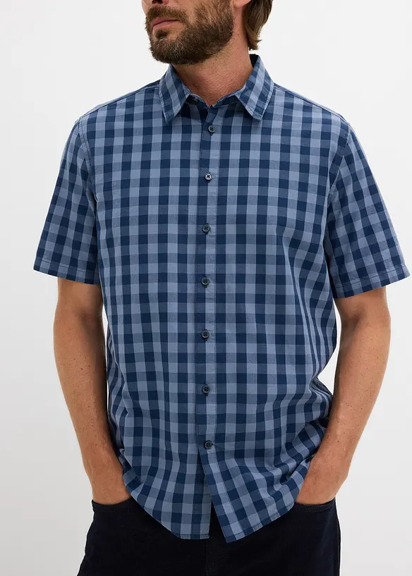 Kort&auml;rmad skjorta i ren bomull, bonprix