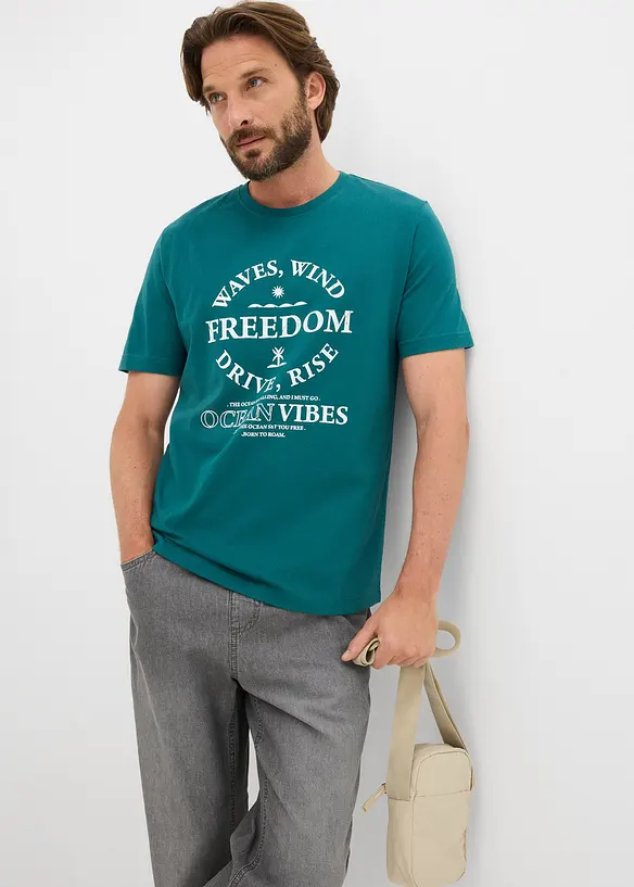 T-shirt i ekologisk bomull, bonprix