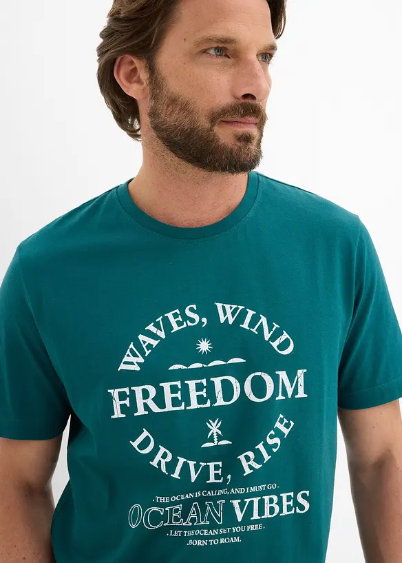 T-shirt i ekologisk bomull, bonprix