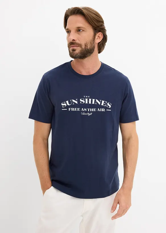 T-shirt i ekologisk bomull, bonprix