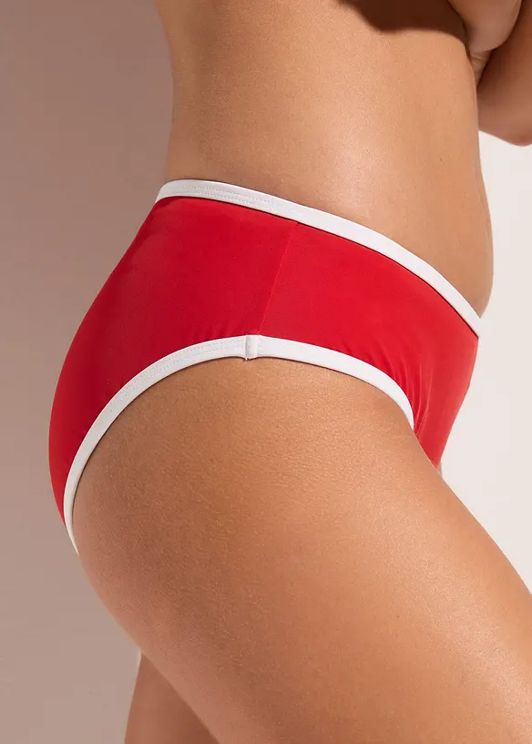 Bikinibyxa med kontrasterande kanter, bonprix
