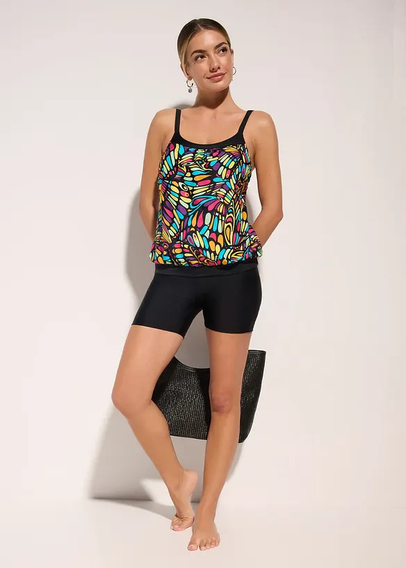 Oversizetankini med cykelbyxa (2 delar), bonprix
