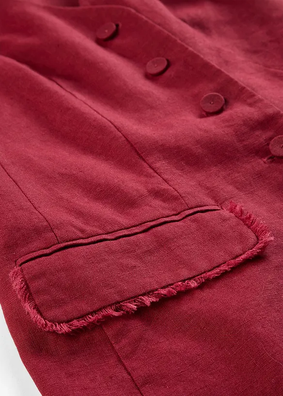 Kostymv&auml;st i rent lin, bonprix