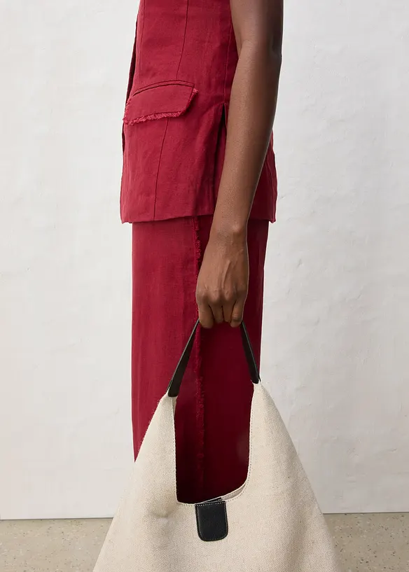 Kostymv&auml;st i rent lin, bonprix