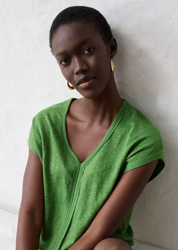 Topp i rent linne, bonprix