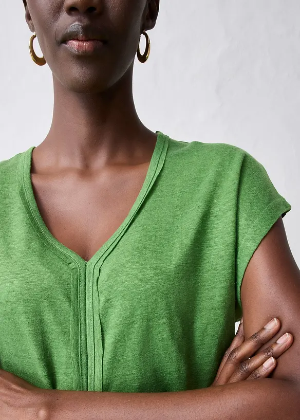 Topp i rent linne, bonprix