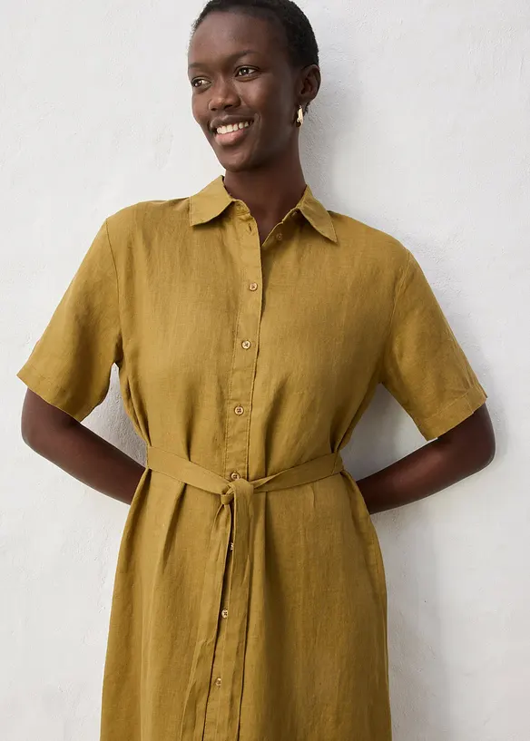 Bluskl&auml;nning i linne, bonprix