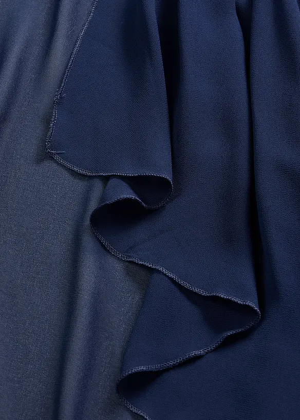 Chiffongbolero med &aring;tervunnen polyester, bonprix