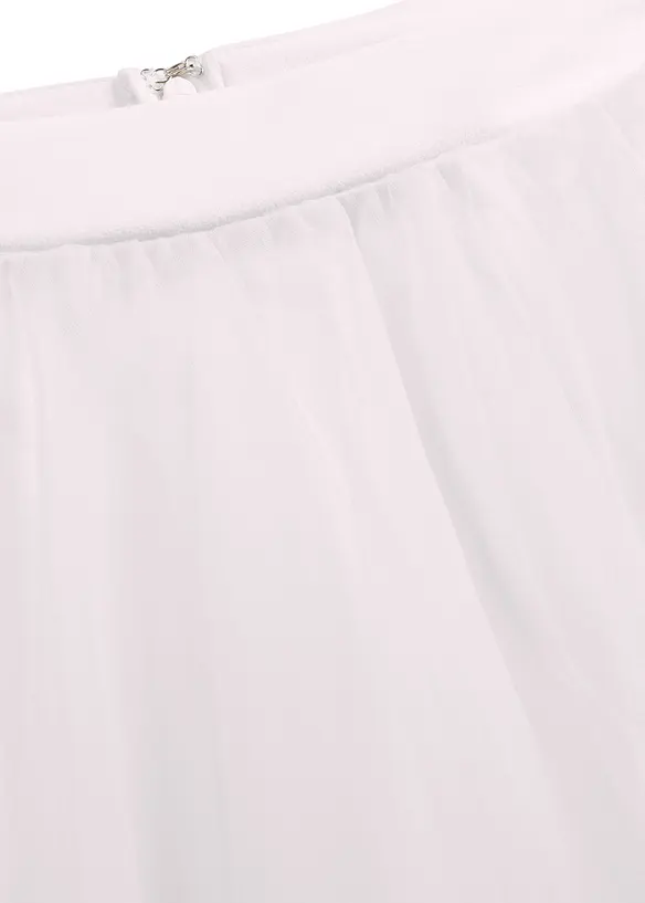 Maxikjol i skir tyll, bonprix