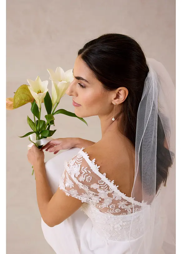 Brudkl&auml;nning med spets, bonprix