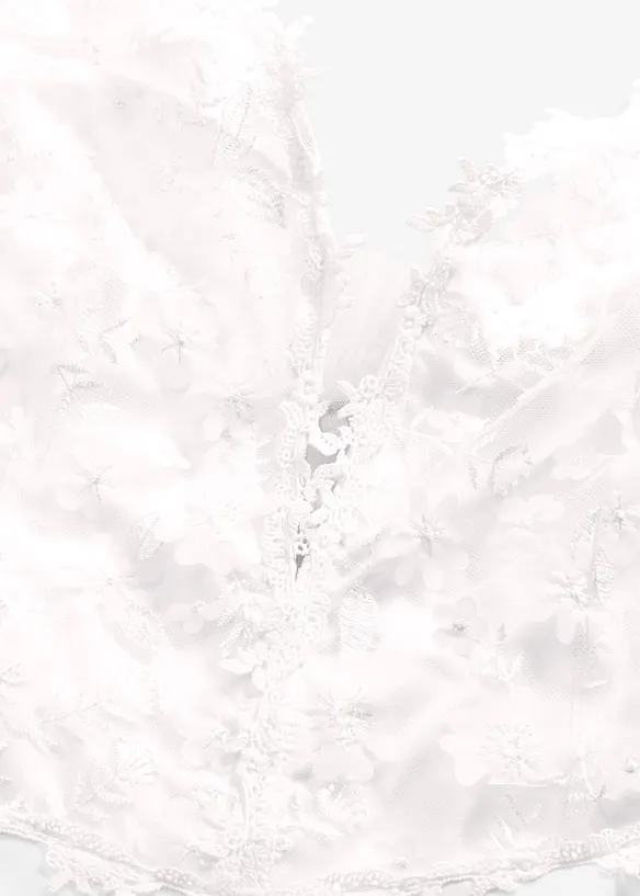 Brudkl&auml;nning med spets, bonprix
