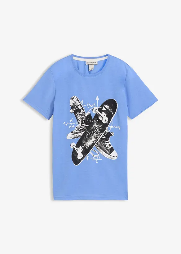 T-shirt med skatertryck, bonprix