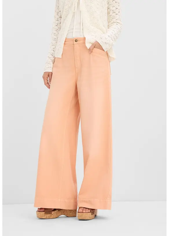 Wide Leg Jeans, High Waist, bonprix