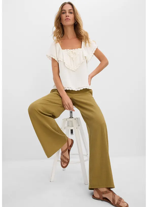 Palazzobyxa i viskosmix, bonprix