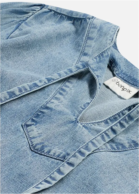 Ledig midikl&auml;nning med lin, bonprix