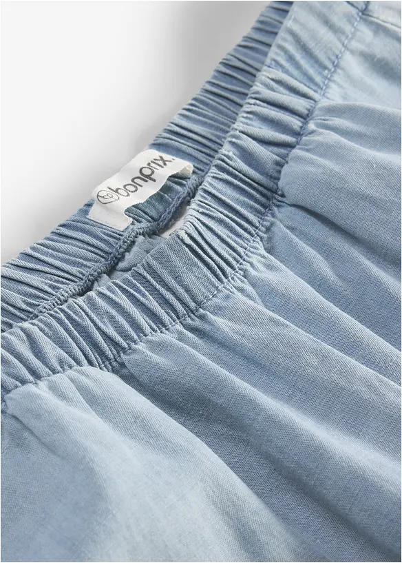 Haremsbyxa i l&auml;tt linnemix, bonprix