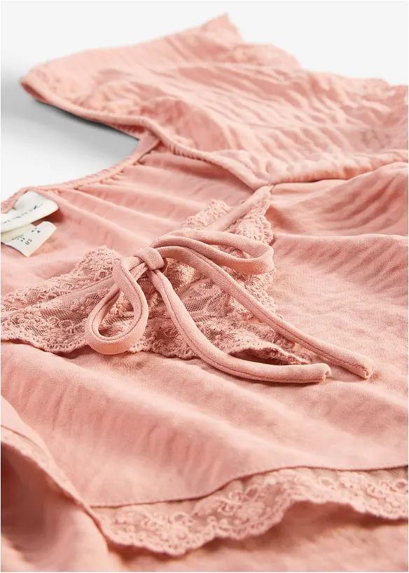 Blustopp av l&auml;tt kr&auml;pp, bonprix