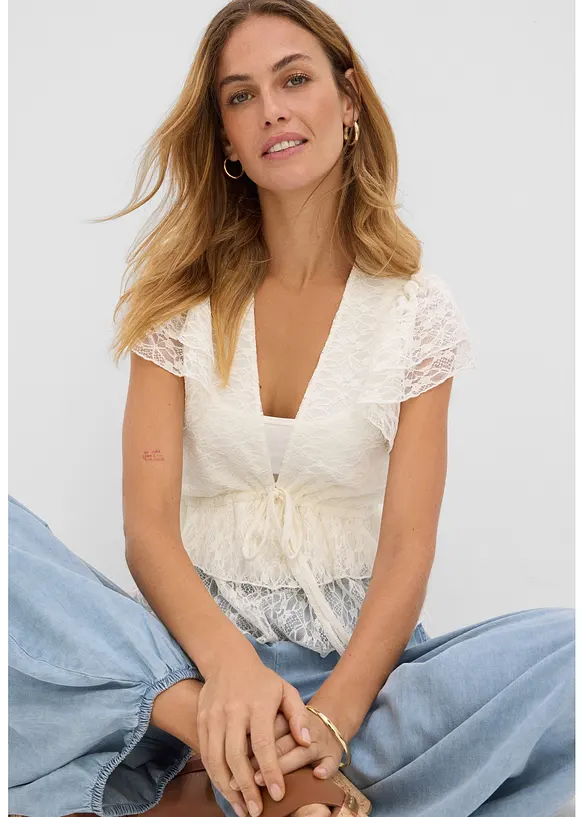 Kort spetstopp, bonprix