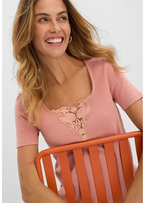 Topp av ekologisk bomull, bonprix