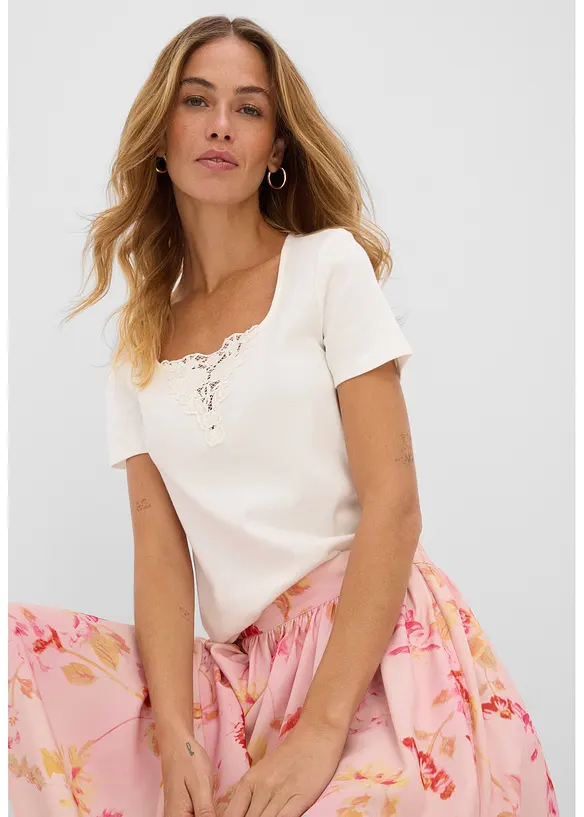 Topp av ekologisk bomull, bonprix