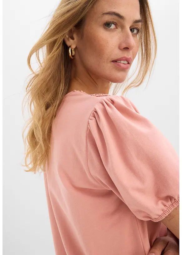 Topp i elastisk bomull, bonprix