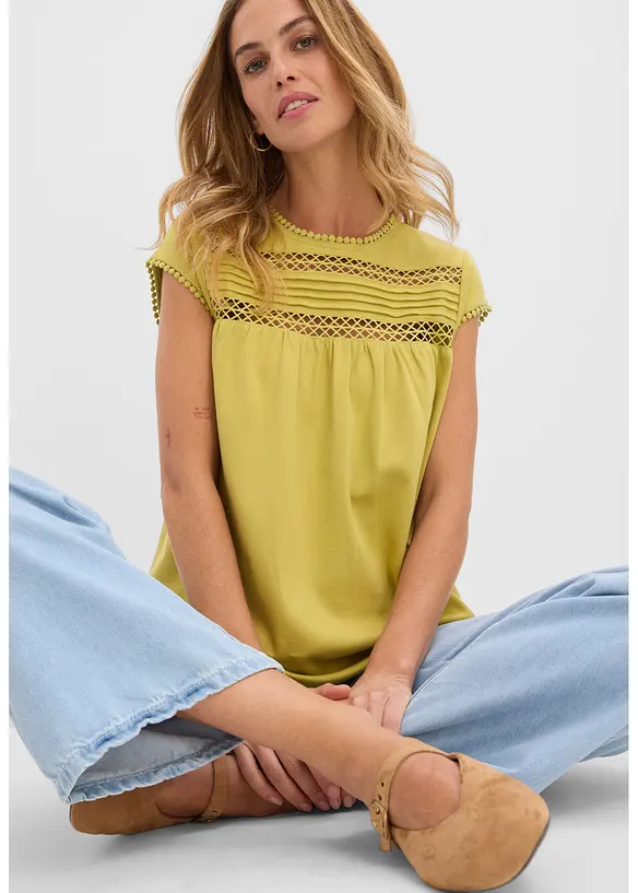 Topp av ekologisk bomull, bonprix