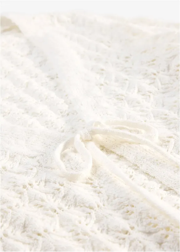 H&aring;lm&ouml;nstrad cardigan av bomull, bonprix