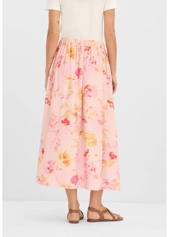 Maxikjol i l&auml;tt kr&auml;pp, bonprix