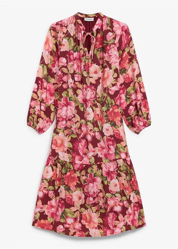 Midikl&auml;nning av mjuk viskosmix, bonprix