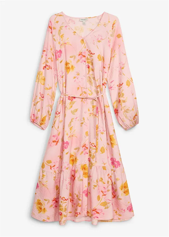 Midikl&auml;nning av mjuk viskosmix, bonprix