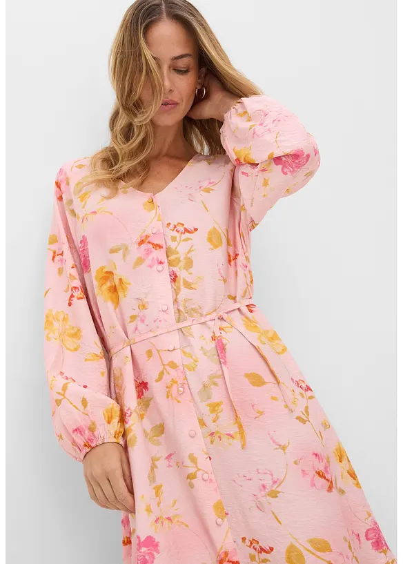 Midikl&auml;nning av mjuk viskosmix, bonprix