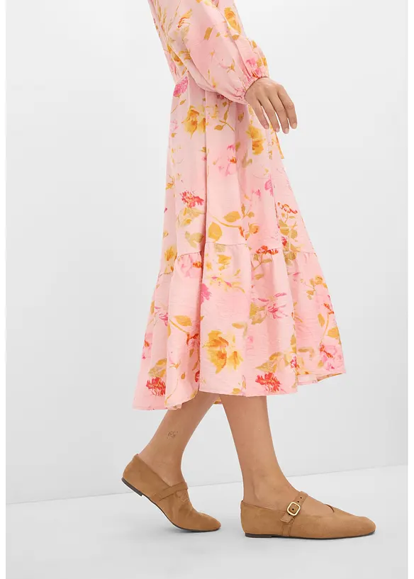 Midikl&auml;nning av mjuk viskosmix, bonprix