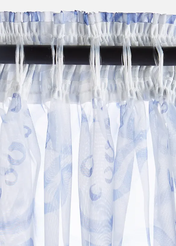 Gardin med &aring;tervunnen polyester (1-pack), bonprix