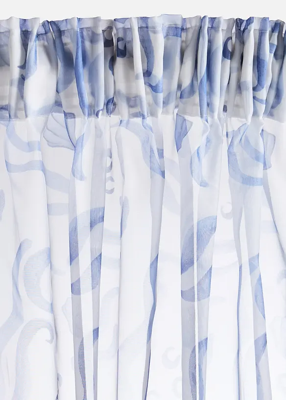 Gardin med &aring;tervunnen polyester (1-pack), bonprix