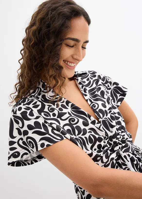 Minikl&auml;nning med djup urringning, bonprix