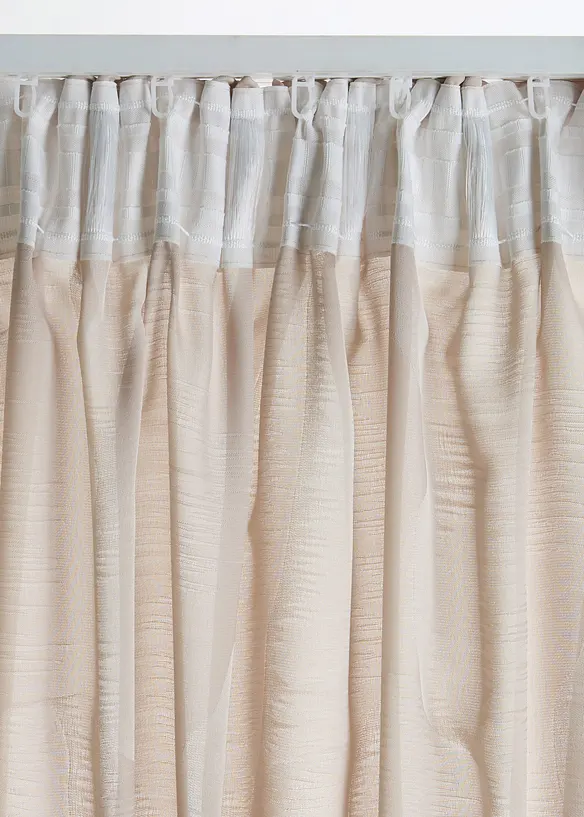 Gardinl&auml;ngd i jacquard (1-pack), bonprix