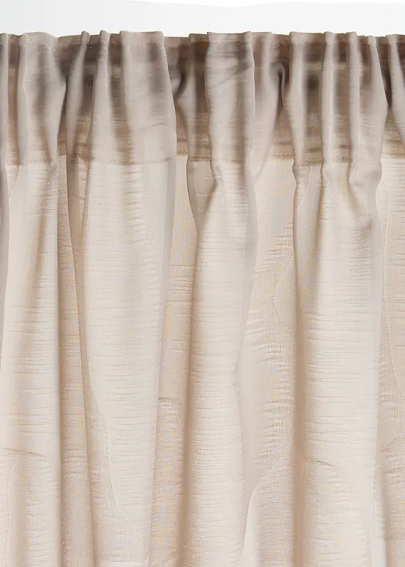 Gardinl&auml;ngd i jacquard (1-pack), bonprix