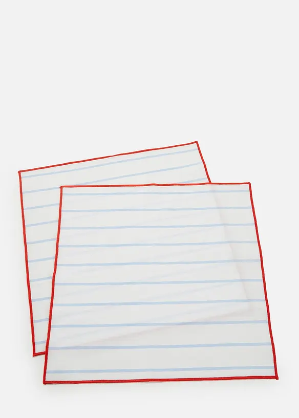 Tygservetter av ekologisk bomull (2-pack), bonprix