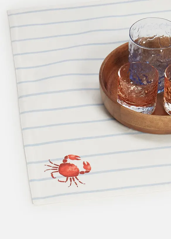 Bordstablett av ekologisk bomull  (2-pack), bonprix