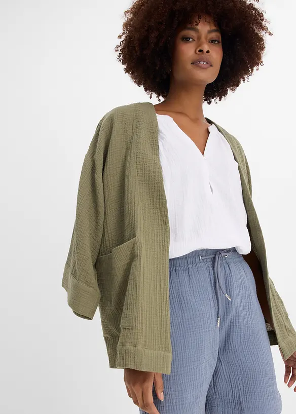 Shorts av muslin, bonprix