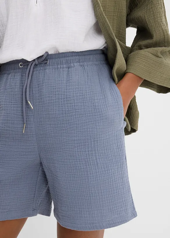 Shorts av muslin, bonprix