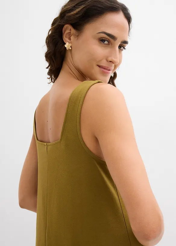 Jerseykl&auml;nning i ren ekologisk bomull, bonprix