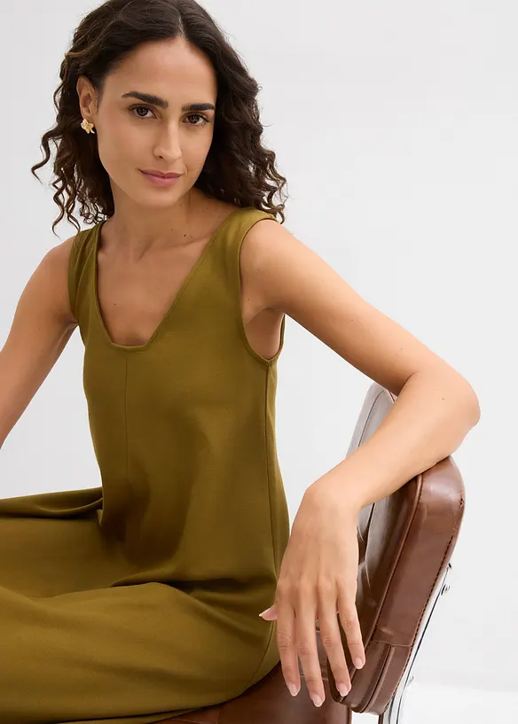 Jerseykl&auml;nning i ren ekologisk bomull, bonprix