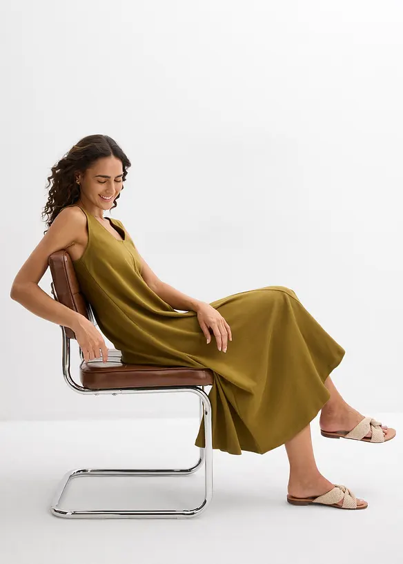 Jerseykl&auml;nning i ren ekologisk bomull, bonprix