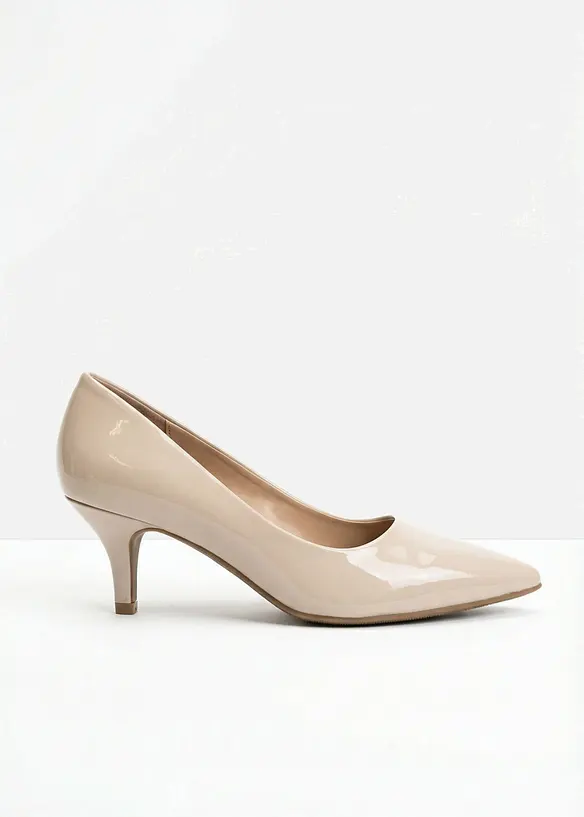Pumps i lackmaterial, bonprix