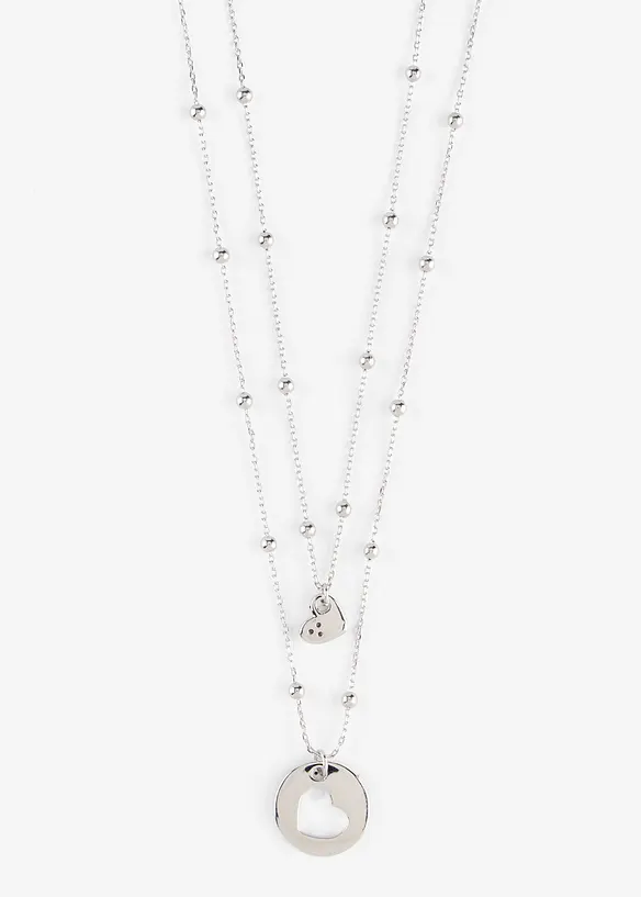 Set med halsband prytt med hj&auml;rth&auml;ngen (2 delar), bonprix