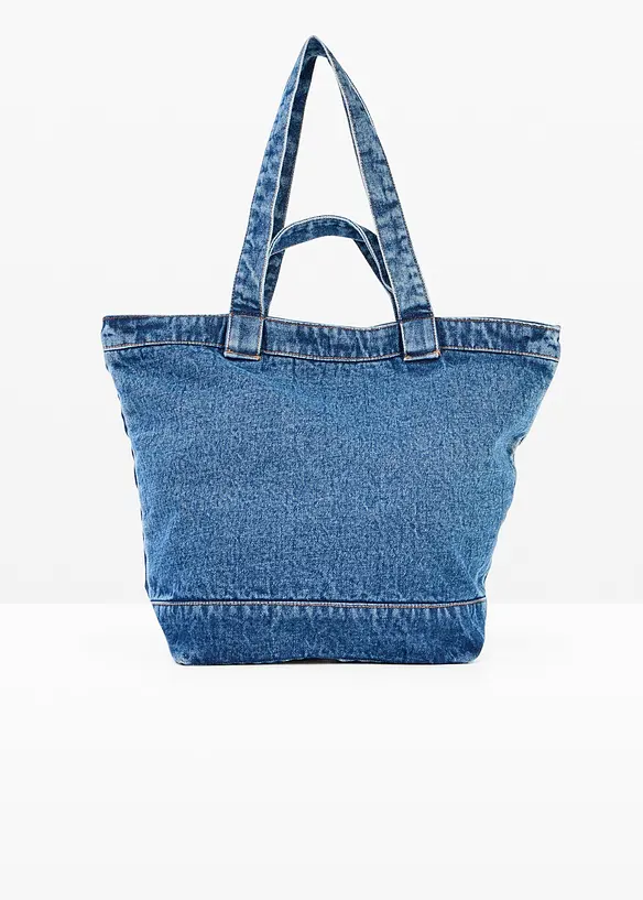 Shoppingv&auml;ska i denim, bonprix