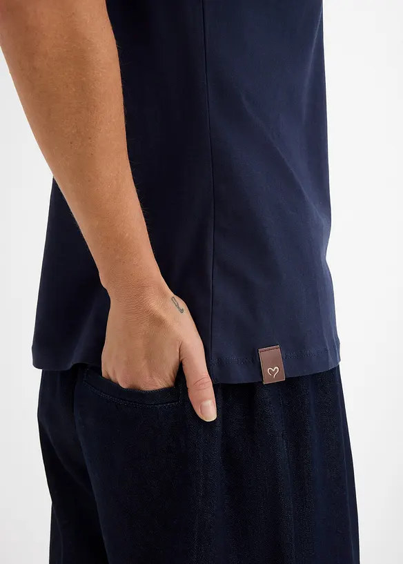 T-shirt med broderi, bonprix