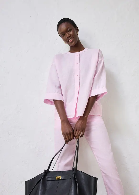 Oversizeblus i rent lin, bonprix